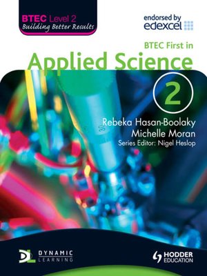 cover image of BTEC First in Applied Science Book 2